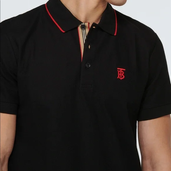 Burberry Shirts Burberry Black Polo Shirt Poshmark
